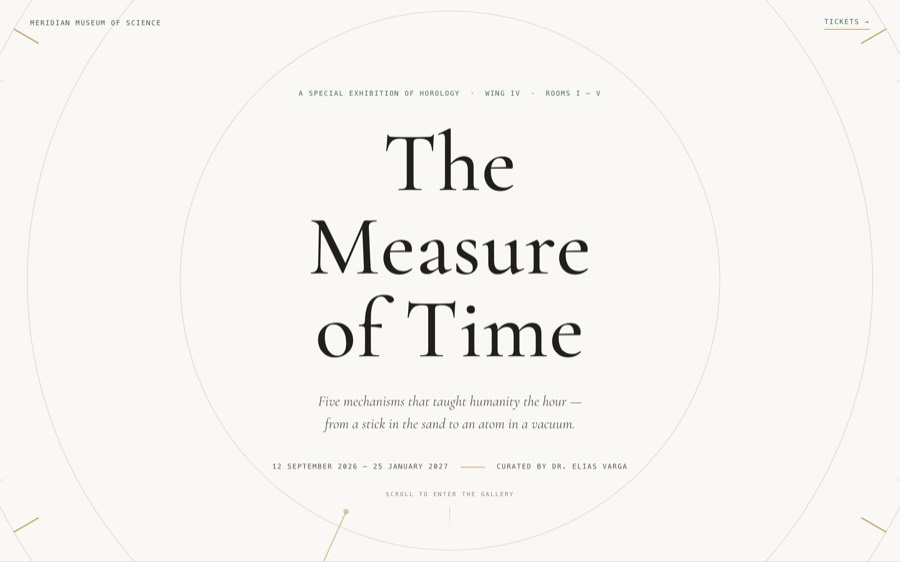 Screenshot of THE MEASURE OF TIME