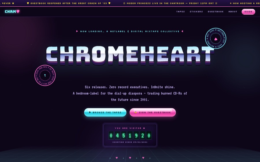 Screenshot of CHROMEHEART